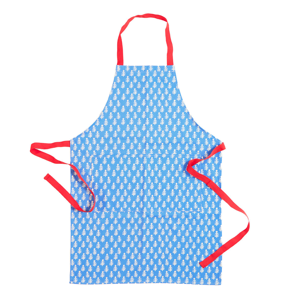 Apron Bagru Blue